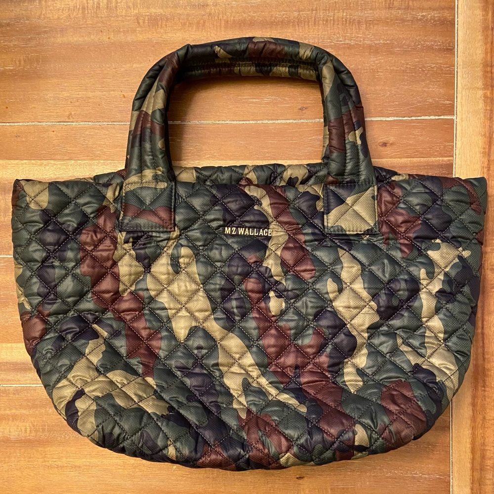 MZ Wallace Medium Metro Tote - Green Camo